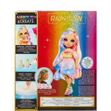 MGA Entertainment Rainbow High Air Brush & Create Fashion Dolls - Purple Eyes, Poupée Rainbow High Air Brush & Create Fashion Dolls - Purple Eyes, Poupée mannequin, Femelle, 4 an(s), Garçon/Fille, Multicolore