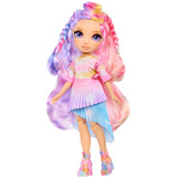 MGA Entertainment Rainbow High Air Brush & Create - Purple Eyes, Poupée 