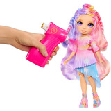 MGA Entertainment Rainbow High Air Brush & Create - Purple Eyes, Poupée 