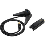 MSI AXE5400 carte et adaptateur d'interfaces USB 2.0, Adaptateur WLAN USB Type-A, USB 2.0, Mâle, Noir, Windows 10, Windows 11, 102 mm