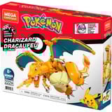 Mattel Pokémon Construx – Dracaufeu, Jouets de construction Jeu de construction, 8 an(s), Plastique, 222 pièce(s), 347,5 g