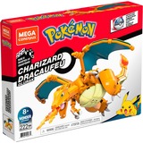 Mattel Pokémon Dracaufeu À Construire, Jouets de construction Jeu de construction, 8 an(s), Bleu, Orange, Jaune, 222 pièce(s)