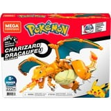 Mattel Pokémon Dracaufeu À Construire, Jouets de construction Jeu de construction, 8 an(s), Bleu, Orange, Jaune, 222 pièce(s)