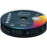 MediaRange MR509 disque vierge Blu-Ray BD-R 50 Go 10 pièce(s), Disques Blu-ray 50 Go, BD-R, Boîte à gâteaux, 10 pièce(s), Vente au détail