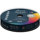 MediaRange MR509 disque vierge Blu-Ray BD-R 50 Go 10 pièce(s), Disques Blu-ray 50 Go, BD-R, Boîte à gâteaux, 10 pièce(s), Vente au détail