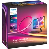 Philips Hue Gradient lightstrip pour PC 32/34", Bande LED Noir/Blanc, 2000-6500k, rgb et blanc