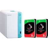 QNAP NAS Blanc/Bleu clair