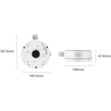 Reolink Boîte de connexion D20, Boîte de jonction Blanc