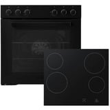 Respekta 15120000000726, Jeu de cuisinière Noir