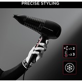 Rowenta CV591L, Sèche-cheveux Noir/Rouge