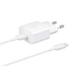 Samsung EP-T1510XWEGEU chargeur d'appareils mobiles Universel Blanc Secteur Charge rapide Intérieure Blanc, Intérieure, Secteur, 9 V, 1 m, Blanc