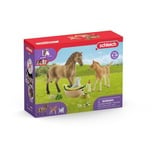 Schleich Horse Club - Les soins de Sarah aux jeunes animaux, Figurine 42432