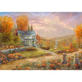 Schmidt Spiele Thomas Kinkade Studios : Automne à Apple Hill, Puzzle 