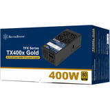 SilverStone TX400x Gold alimentation 400 watt Noir, 2x PCIe
