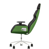 Thermaltake Fauteuil de jeu ARGENT E700 Racing Green Tissu Pied-de-poule, Siège gaming Vert/Marron