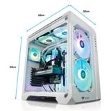 Thermaltake PC-000035-DE, PC gaming Blanc/transparent