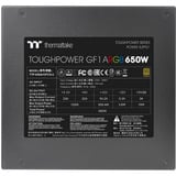 Thermaltake PS-TPD-0650F3FAGE-1 unité d'alimentation d'énergie 20-pin ATX ATX Noir alimentation modulaire 650 watt Noir, 4x PCIe, 650 W, 100 - 240 V, 780 W, 50/60 Hz, 10 A, Actif