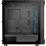 Thermaltake Versa T27 TG ARGB Midi Tower Noir, boîtier pc Noir | 2x USB-A | Verre Trempé
