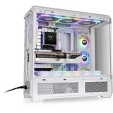 Thermaltake View 600 TG Snow boîtier big tower Blanc | 2x USB-A | 1x USB-C | Verre Trempé