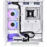 Thermaltake  boîtier midi tower Blanc | 2x USB-A | RGB | Verre Trempé