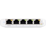 Ubiquiti USW Flex Mini, Switch Blanc, Géré, L2, Gigabit Ethernet (10/100/1000), Connexion Ethernet, supportant l'alimentation via ce port (PoE)