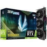 ZOTAC GAMING GeForce RTX 3090 Trinity OC NVIDIA 24 Go GDDR6X, Carte graphique GeForce RTX 3090, 24 Go, GDDR6X, 384 bit, 7680 x 4320 pixels, PCI Express x16 4.0