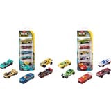 ZURU Ensemble de 5 petite voitures de course Machines en métal ZURU (les styles peuvent varier), Jeu véhicule Metal Machines Ensemble de 5 petite voitures de course Machines en métal (les styles peuvent varier), Ensemble de véhicules, 3 an(s), Métal, Plastique, Multicolore