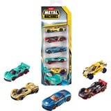 ZURU Ensemble de 5 petite voitures de course Machines en métal ZURU (les styles peuvent varier), Jeu véhicule Metal Machines Ensemble de 5 petite voitures de course Machines en métal (les styles peuvent varier), Ensemble de véhicules, 3 an(s), Métal, Plastique, Multicolore
