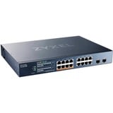 Zyxel XMG1915-18EP Géré L2 2.5G Ethernet (100/1000/2500) Connexion Ethernet, supportant l'alimentation via ce port (PoE), Switch Géré, L2, 2.5G Ethernet (100/1000/2500), Connexion Ethernet, supportant l'alimentation via ce port (PoE), Grille de montage