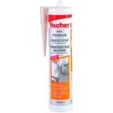 fischer Silicone de construction DBSA BR 310ml, Mastic Marron