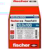 fischer Vis à bois PowerFull II 10,0x100 tête fraisée TX VG 
