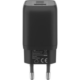 goobay USB-C PD Multiport Quick Charger Nano (65 W), Chargeur Noir