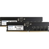 ADATA AD5U480032G-DT module de mémoire 64 Go 2 x 32 Go DDR5 ECC, Mémoire vive Noir, 64 Go, 2 x 32 Go, DDR5, 4800 MHz, 288-pin DIMM