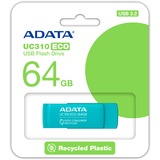 ADATA UC310E-64G-RGN, Clé USB Vert