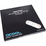 Alphacool 17531 pièce et accessoire pour systèmes de refroidissement d'ordinateurs Tube, Tuyau Blanc, Tube, Polyvinyl chloride (PVC), Blanc, 80°, 1,6 cm, 3 m