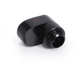 Alphacool Gouttelette 16mm raccord pivotant G1/4 mâle vers G1/4 femelle, Connecteur Noir