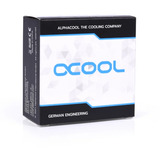 Alphacool Gouttelette 16mm raccord pivotant G1/4 mâle vers G1/4 femelle, Connecteur Noir