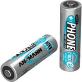 Ansmann 1.2 V rechargeable battery NiMH Hybrides nickel-métal (NiMH), Batterie Argent, Hybrides nickel-métal (NiMH), 1,2 V, 1300 mAh