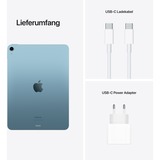 Apple iPad Air 64 Go 27,7 cm (10.9") Apple M 8 Go Wi-Fi 6 (802.11ax) iPadOS 15 Bleu tablette 10.9" Bleu, 27,7 cm (10.9"), 2360 x 1640 pixels, 64 Go, 8 Go, iPadOS 15, Bleu