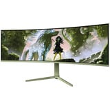 Arozzi Nova 49TUW165 49" Moniteur UltraWide gaming incurvé Vert, 1x DisplayPort, 2x HDMI, 2x USB-A, 165 Hz