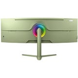 Arozzi Nova 49TUW165 49" Moniteur UltraWide gaming incurvé Vert, 1x DisplayPort, 2x HDMI, 2x USB-A, 165 Hz
