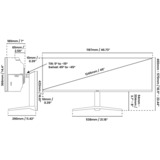 Arozzi Nova 49TUW165 49" Moniteur UltraWide gaming incurvé  Vert