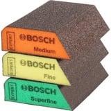 Bosch 2 608 901 174 Bloc de ponçage manuel, Éponge de broyage Multicolore, Bloc de ponçage, Multicolore, Bois, Décapant, 69 mm, 98 mm