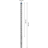 Bosch Expert Foret SDS plus-7X, Perceuse Marteau perforateur, Hammer drill bit, 1 cm, 265 mm, Béton, pierre, 20 cm