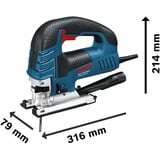 Bosch GST 150 BCE scie sauteuse 780 W 2,7 kg Bleu, 15 cm, 2 cm, 1 cm, Secteur, 780 W, 4 m