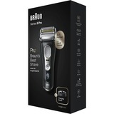 Braun Series 9 Pro 9410s Rasoir à grille Tondeuse Noir Noir/Argent, Rasoir à grille, Noir, Chargement, Batterie, Lithium-Ion (Li-Ion), 60 min