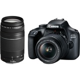 Canon EOS 4000D KIT (18-55 mm III + 75-300mm III), Appareil photo numérique Noir