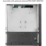 Chieftec IX-06B-OP unité centrale Small Form Factor (SFF) Noir boîtier desktop Noir | 2x USB-A