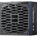 Chieftec Vega PPG-1000-C unité d'alimentation d'énergie 24-pin ATX ATX Blanc alimentation  modulaire 1000 watt Noir, 1x 12V-2x6, 4x PCIe, 1000 W, 100 - 240 V, 50/60 Hz, 12 A, 100 W, 1000 W