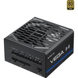 Chieftec Vega PPG-1000-C unité d'alimentation d'énergie 24-pin ATX ATX Blanc alimentation modulaire 1000 watt Noir, 1x 12V-2x6, 4x PCIe, 1000 W, 100 - 240 V, 50/60 Hz, 12 A, 100 W, 1000 W